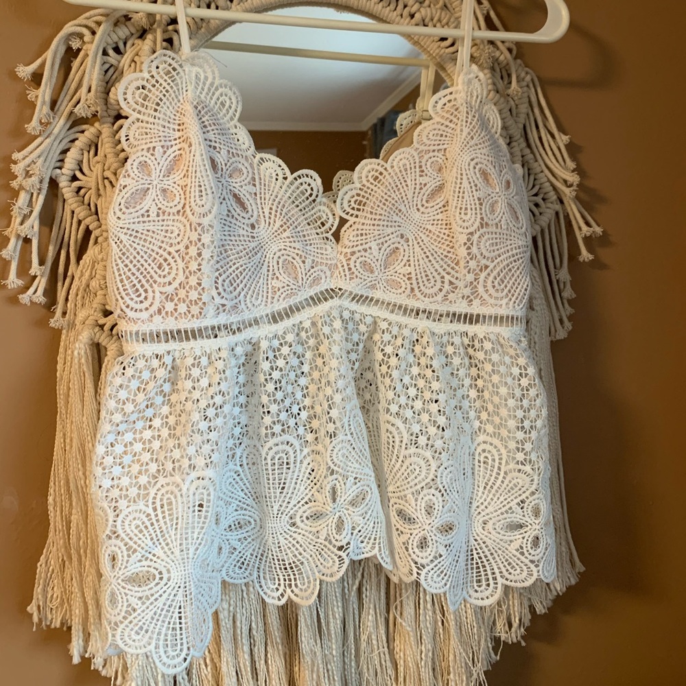 White Lace Shirt
